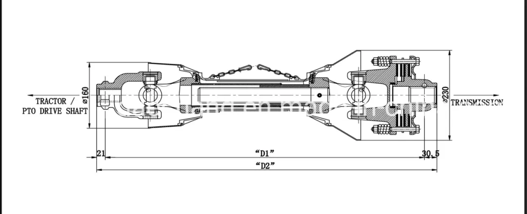 China Factory Supply Agricultural Different Model Pto Shaft